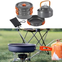 RealG RC-K-1275 Sada kempingového nádobí pro 2 osoby, XXL 