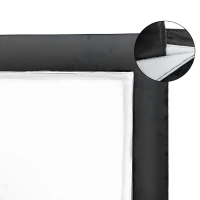 RealG 1087 Velké nafukovací projekční plátno s ventilátorem 2,4 x 1,8 m