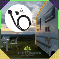 RealG RC-K-1777 Sprchová hlavice pro karavany s hadicí 1,5 m, černá
