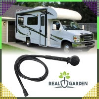 RealG RC-K-1777 Sprchová hlavice pro karavany s hadicí 1,5 m, černá