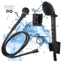 RealG RC-K-1777 Sprchová hlavice pro karavany s hadicí 1,5 m, černá