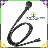 RealG RC-K-1777 Sprchová hlavice pro karavany s hadicí 1,5 m, černá