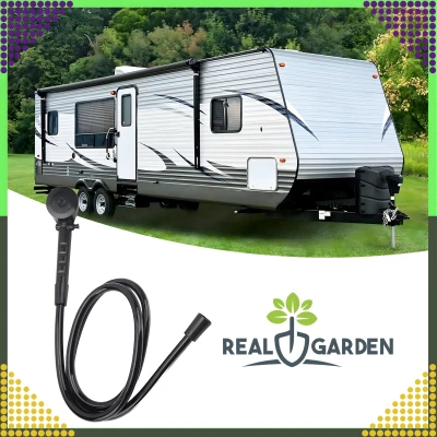 RealG RC-K-1777 Sprchová hlavice pro karavany s hadicí 1,5 m, černá