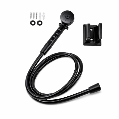 RealG RC-K-1777 Sprchová hlavice pro karavany s hadicí 1,5 m, černá
