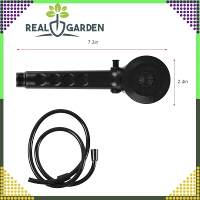 RealG RC-K-1777 Sprchová hlavice pro karavany s hadicí 1,5 m, černá