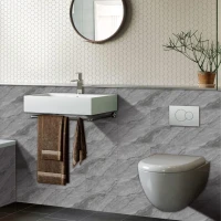RealG RC-K-1343 Samolepicí stěnové panely PVC 30 x 15 cm, 16 ks, mramor