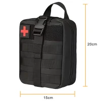 RealG RC-K-271 Lékárnička první pomoci taktická s výbavou, černá