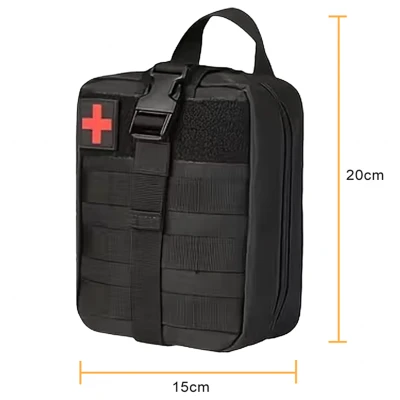 RealG RC-K-271 Lékárnička první pomoci taktická s výbavou, černá