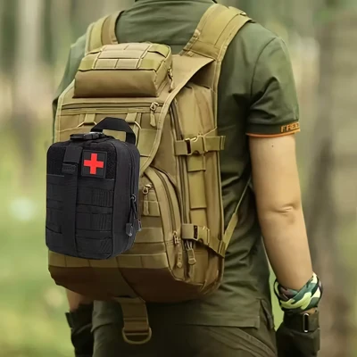 RealG RC-K-271 Lékárnička první pomoci taktická s výbavou, černá