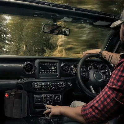 RealG RC-K-271 Lékárnička první pomoci taktická s výbavou, černá
