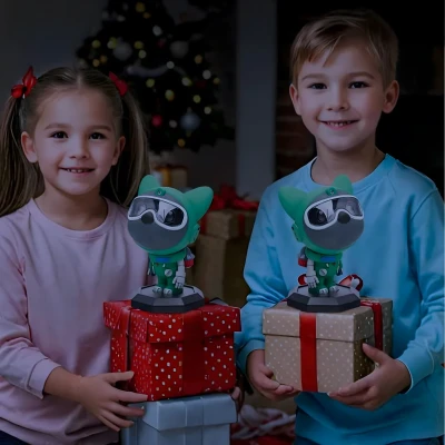RealG RC-K-1976 Laserový projektor noční oblohy LED, Tlapková patrola 360°