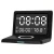 RealG RC-K-1626 Digitální budík se zrcadlem, bezdrátovou nabíječkou Qi 15W, černý