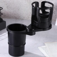 RealG RC-K-1583 Držiak na nápoje do auta, otočný o 360°, nastaviteľný, 2 v 1