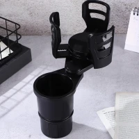 RealG RC-K-1583 Držiak na nápoje do auta, otočný o 360°, nastaviteľný, 2 v 1