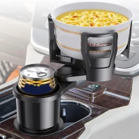 RealG RC-K-1583 Držiak na nápoje do auta, otočný o 360°, nastaviteľný, 2 v 1