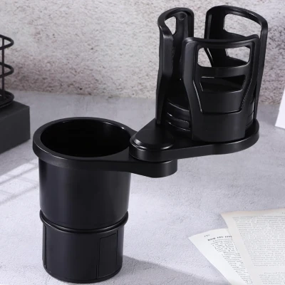 RealG RC-K-1583 Držiak na nápoje do auta, otočný o 360°, nastaviteľný, 2 v 1