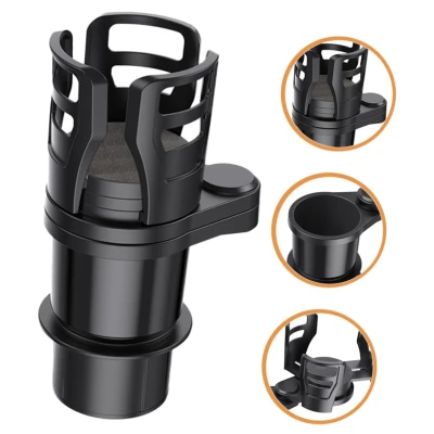 RealG RC-K-1583 Držiak na nápoje do auta, otočný o 360°, nastaviteľný, 2 v 1