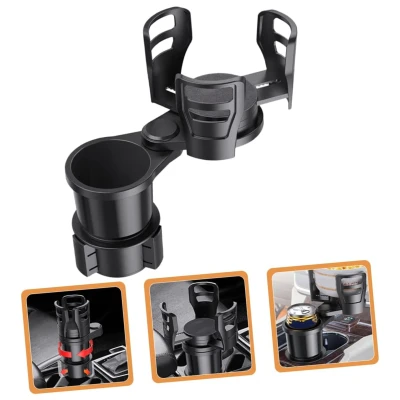 RealG RC-K-1583 Držiak na nápoje do auta, otočný o 360°, nastaviteľný, 2 v 1