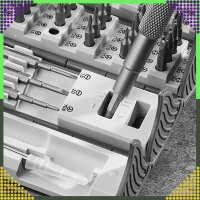 RealG RC-K-1307 Sada magnetických a přesných šroubováků, 128 v 1