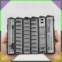 RealG RC-K-1307 Sada magnetických a přesných šroubováků, 128 v 1