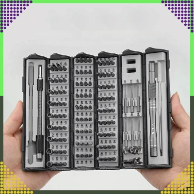RealG RC-K-1307 Sada magnetických a přesných šroubováků, 128 v 1