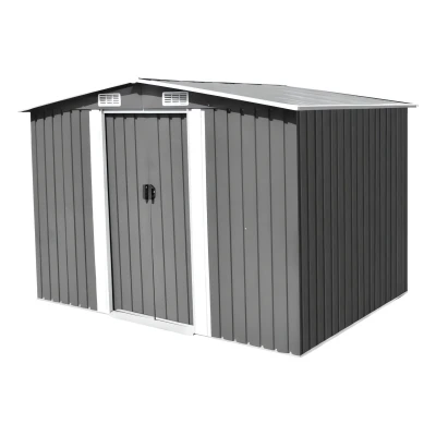RealG RC-K-1819 Zahradní domek na nářadí 277 x 299 x 192 cm, šedý