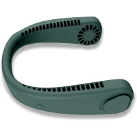 RealG RC-K-1067 Přenosný mini ventilátor na krk, zelený