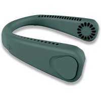 RealG RC-K-1067 Přenosný mini ventilátor na krk, zelený