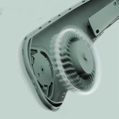 RealG RC-K-1067 Přenosný mini ventilátor na krk, zelený
