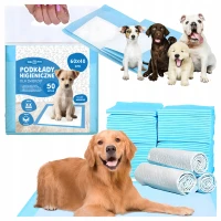 RealG RC-K-1508 Tréninkové absorpční podložky pro psy 40 x 60 cm, 50 ks, modré