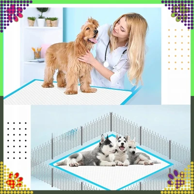 RealG RC-K-1508 Tréninkové absorpční podložky pro psy 40 x 60 cm, 50 ks, modré