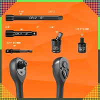 RealG RC-K-1336 Sada rázových nástrčných hlavíc 3/8", 50 dielov
