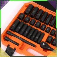 RealG RC-K-1336 Sada rázových nástrčných hlavíc 3/8", 50 dielov