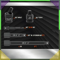 RealG RC-K-1336 Sada rázových nástrčných hlavíc 3/8", 50 dielov