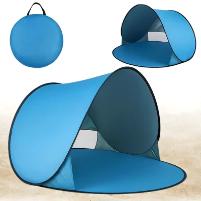 RealG RC-K-1770 Samo-skladací plážový stan 150 x 150 x 90 cm
