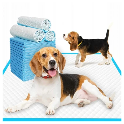 RealG RC-K-1511 Tréninkové absorpční podložky pro psy 40 x 60 cm, 20 ks, modré