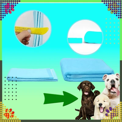 RealG RC-K-1511 Tréninkové absorpční podložky pro psy 40 x 60 cm, 20 ks, modré