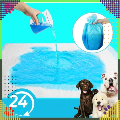 RealG RC-K-1511 Tréninkové absorpční podložky pro psy 40 x 60 cm, 20 ks, modré