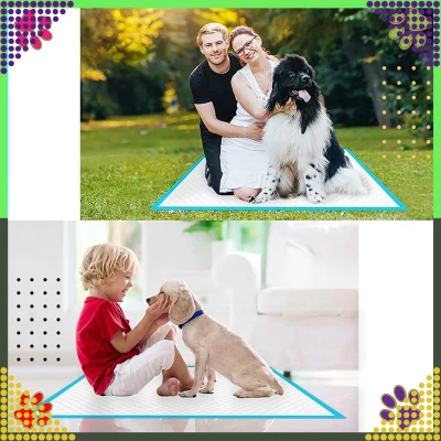 RealG RC-K-1511 Tréninkové absorpční podložky pro psy 40 x 60 cm, 20 ks, modré