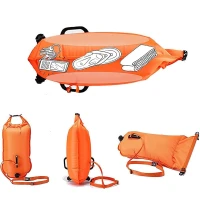 RealG RC-K-1772 Bezpečnostná plavecká bója s suchým vreckom 2 v 1