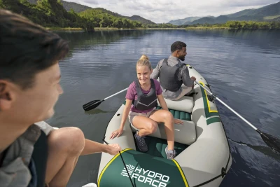 Bestway 65157 Nafukovací člun Hydro-Force Ranger Elite X4, 320 x 148 x 47 cm 