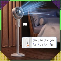 RealG RC-K-1799 Bezdrátový stojanový ventilátor s dálkovým ovládáním 3 v 1, bílý