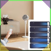 RealG RC-K-1799 Bezdrátový stojanový ventilátor s dálkovým ovládáním 3 v 1, bílý
