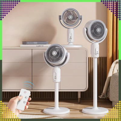 RealG RC-K-1799 Bezdrátový stojanový ventilátor s dálkovým ovládáním 3 v 1, bílý