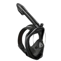 RealG RC-K-1760 Celoobličejová šnorchlovací maska L/XL, černá