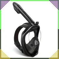 RealG RC-K-1760 Celoobličejová šnorchlovací maska L/XL, černá