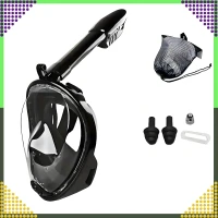 RealG RC-K-1760 Celoobličejová šnorchlovací maska L/XL, černá