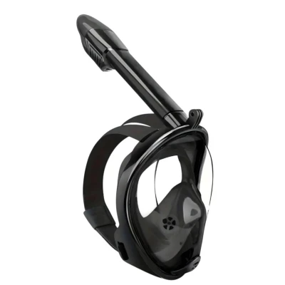 RealG RC-K-1760 Celoobličejová šnorchlovací maska L/XL, černá