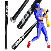 RealG RC-K-1571 Hliníková bejzbalová pálka 64 cm, tréningová, čierna