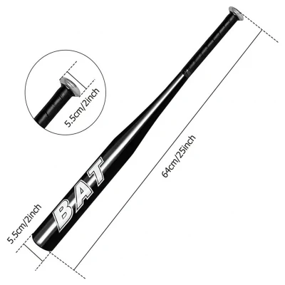 RealG RC-K-1571 Hliníková bejzbalová pálka 64 cm, tréningová, čierna